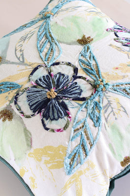 Alana Embroidered Cushion Cover - The Wishing Chair