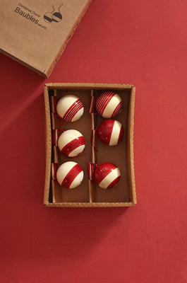 Christmas Ornaments Baubles - Set of 6 - The Wishing Chair