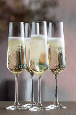 Dartington Cheers Flute Glass- Set of 4 - The Wishing Chair