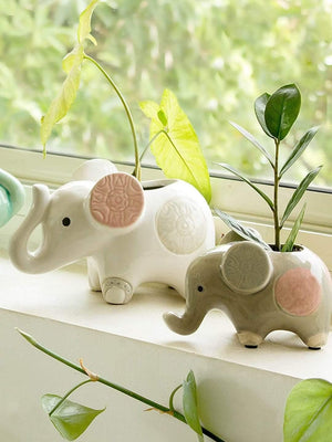 Ella The Elephant Planter - The Wishing Chair