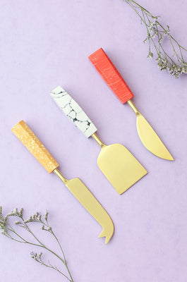 Follow the Sun Cheese Knives Set of 3 - The Wishing Chair