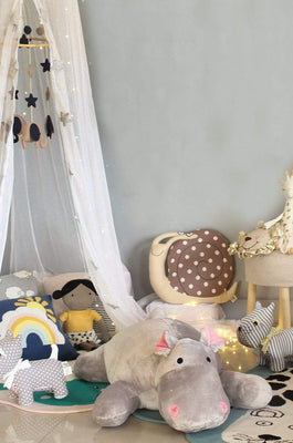 Hippo Floor Pillow Plush Toy - The Wishing Chair