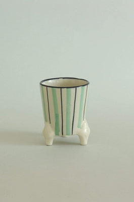 Stripes Handpainted  Pen Stand - The Wishing Chair