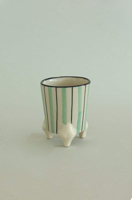 Stripes Handpainted  Pen Stand - The Wishing Chair