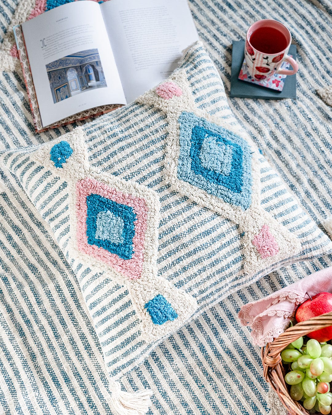 Asra Woven Cushion Cover - Main Image