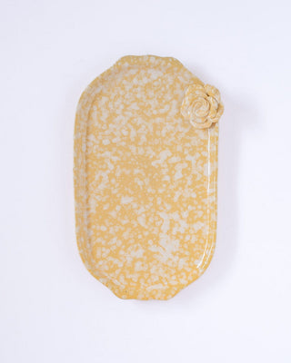 Golden Harvest Handpainted Ceramic Oval Platter