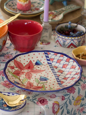 serveware Aiden Hand painted Platter