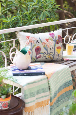 Soft furnishings Iris Embroidered Cushion Cover