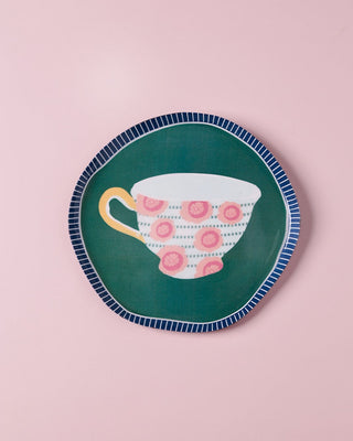 Teacups Metal Wall Plate - Teacups Metal Wall Plate - The Wishing Chair