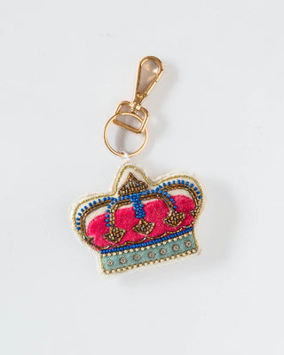 The Crown Hand Embroidered Keychain - The Crown Hand Embroidered Keychain - The Wishing Chair