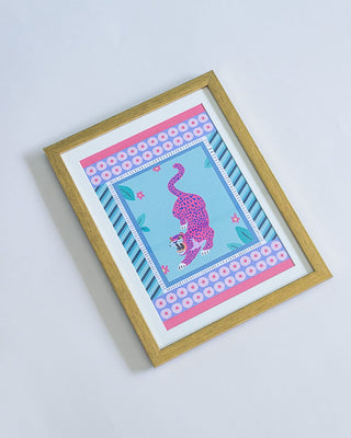Tiger with Wooden Framing - Tiger with Wooden Framing - The Wishing Chair