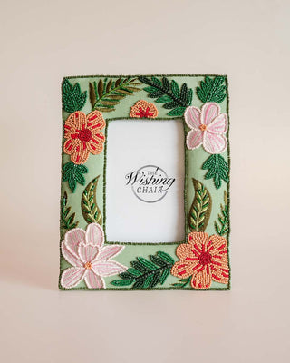 Tropical Paradise Beaded Photoframe - Tropical Paradise Beaded Photoframe - The Wishing Chair