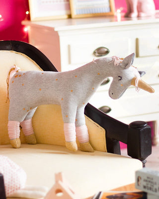Unicorns Are Real Knitted Cotton Toy - Unicorns Are Real Knitted Cotton Toy - The Wishing Chair