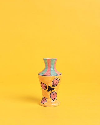 Vaha Handpainted Ceramic Bud Vase - Vaha Handpainted Ceramic Bud Vase - The Wishing Chair  - Vaha Handpainted Ceramic Bud Vase - The Wishing Chair