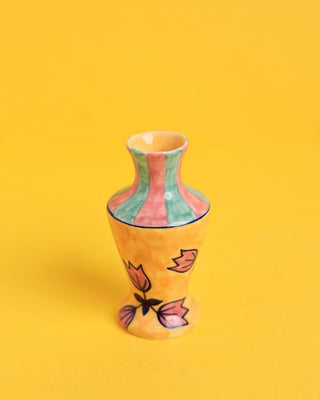 Vaha Handpainted Ceramic Bud Vase - Vaha Handpainted Ceramic Bud Vase - The Wishing Chair