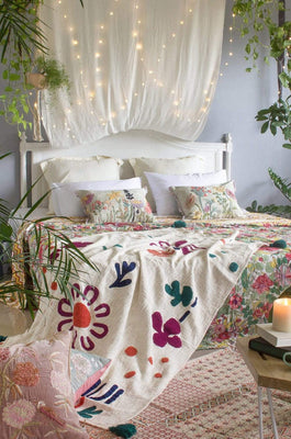 Wildflowers 3 Layers Printed Bedcover