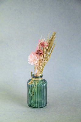 Wildflowers Natural Dried Flowers Bouquet in Glass Jar - Wildflowers Natural Dried Flowers Bouquet in Glass Jar - The Wishing Chair