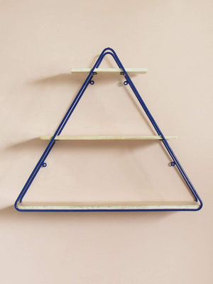 Triangle Metal Frame Wall Shelf - The Wishing Chair