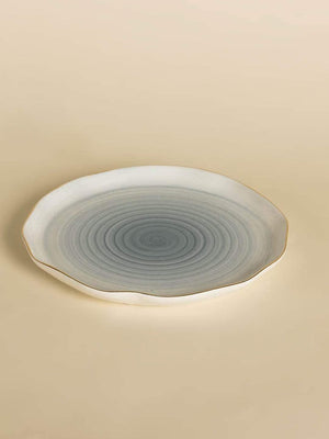 Watercolor Magic Dessert Plate - Cerrulean Blue - The Wishing Chair