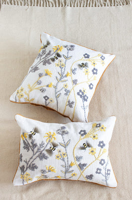 Zoya Embroidered Cushion Cover - The Wishing Chair
