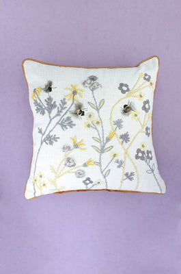 Zoya Embroidered Cushion Cover - The Wishing Chair