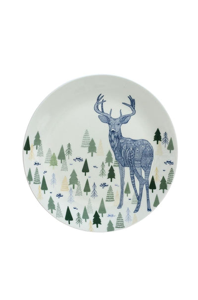 Animal Illustrative  Series Wall Plate - Deer