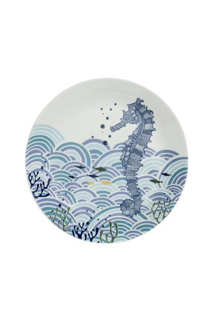Animal Illustrative  Series Wall Plate - Sea Horse