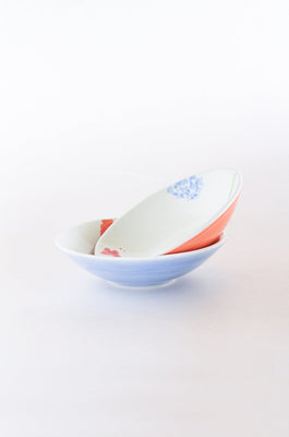 Bowl Wildflower Meadow Handpainted Ceramic Bowls - Set of 2 - Wildflower Meadow Handpainted Bowls - Set of 2 - The Wishing Chair