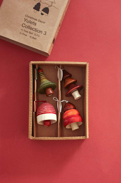 Christmas Ornaments Yulets - Set of 6 Collection 3