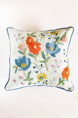 Cushion Cover Tana Embroidered Cushion Cover - Tana Embroidered Cushion Cover - The Wishing Chair