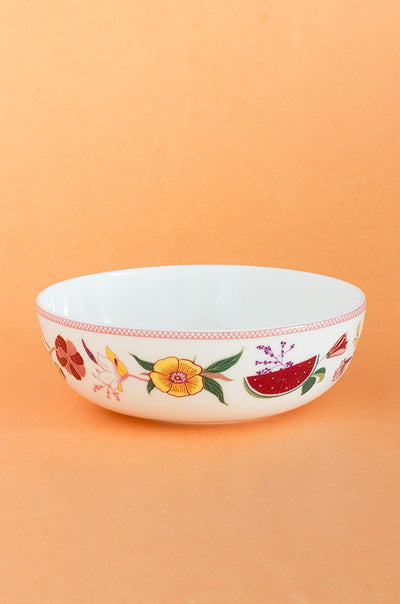 Garden of Eden Fine China Ceramic Curry Bowl - Set of 2