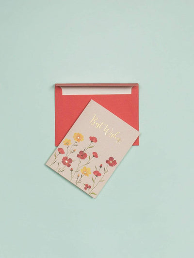 Pressed Flowers Cards -set Of 6