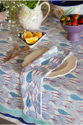 Topiary Garden Table Napkins - Set of 6 - Topiary Garden Table Napkins - Set of 6 - The Wishing Chair