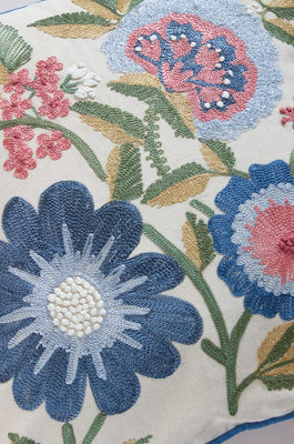 Veda Embroidered Cushion Cover - Veda Embroidered Cushion Cover - The Wishing Chair