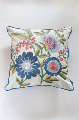 Veda Embroidered Cushion Cover - Veda Embroidered Cushion Cover - The Wishing Chair