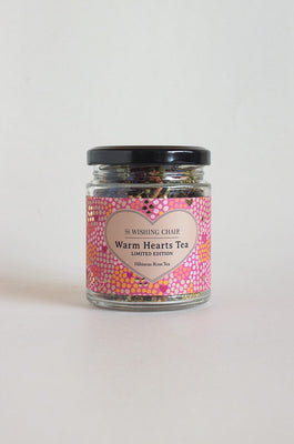 Warm Heart Tea with Hibiscus & Rose Petals - Warm Heart Tea with Hibiscus & Rose Petals - The Wishing Chair