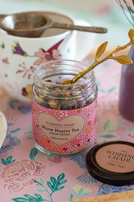 Warm Heart Tea with Hibiscus & Rose Petals - Warm Heart Tea with Hibiscus & Rose Petals - The Wishing Chair