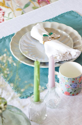White Prairie Hand Crochet Napkins - Set of 6 - White Prairie Hand Crochet Napkins - Set of 6 - The Wishing Chair  - White Prairie Hand Crochet Napkins - Set of 6 - The Wishing Chair