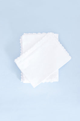 White Prairie Hand Crochet Placemats - Set of 6 - White Prairie Hand Crochet Placemats - Set of 6 - The Wishing Chair