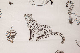 Zookeeper Jungle Stories Sheet and Shams Set - Flat Sheet Single - Zookeeper Jungle Stories Sheet and Shams Set - Flat Sheet Single - The Wishing Chair