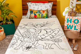 Zookeeper My Colouring Bed Cover-Single - Zookeeper My Colouring Bed Cover-Single - The Wishing Chair