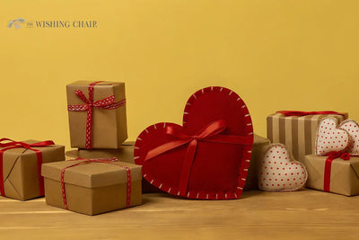 Unique Valentine's Day gift boxes with budget-friendly hampers for him and her at The Wishing Chair