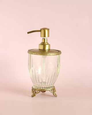 Vesper Brass & Glass Dispenser