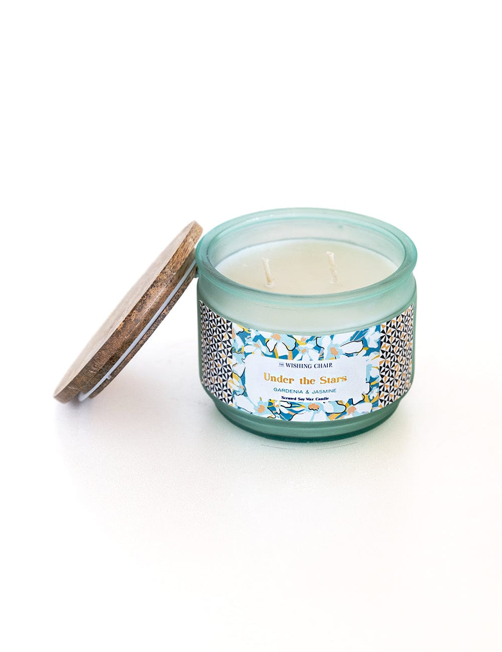  4 Dia x 3.25H Inch / Blue / Jar Candle Under th Stars Soy Wax Jar Candle - Under the Stars Soy Wax Jar Candle - The Wishing Chair 