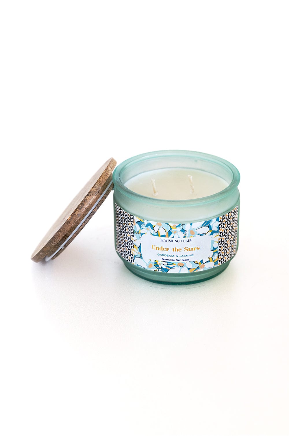  4 Dia x 3.25H Inch / Blue / Jar Candle Under th Stars Soy Wax Jar Candle - Under the Stars Soy Wax Jar Candle - The Wishing Chair 
