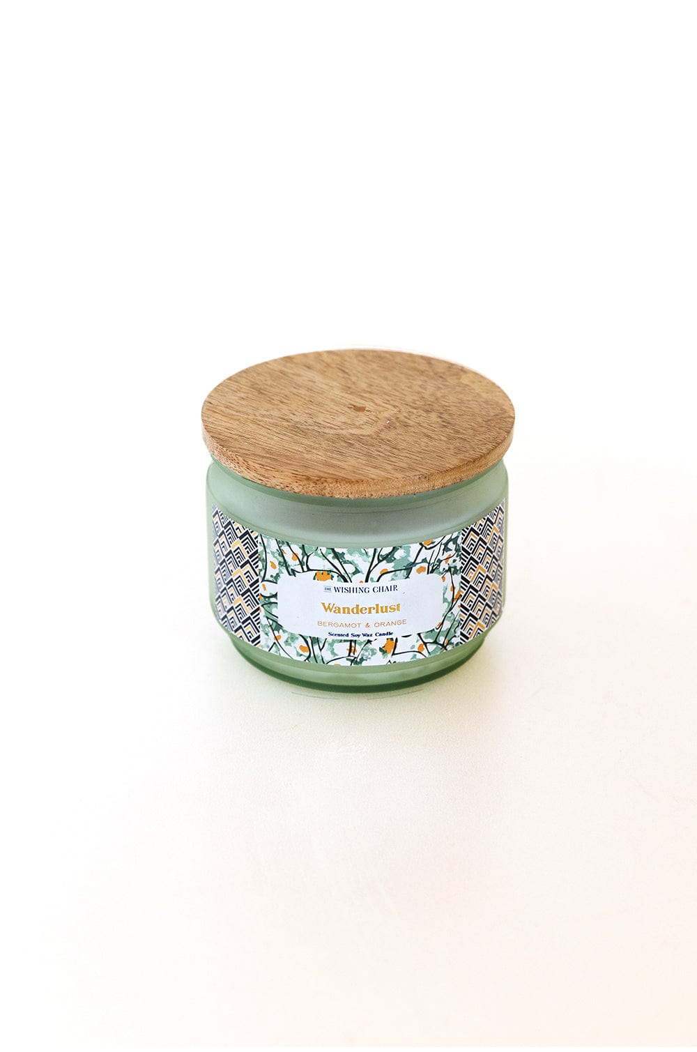  4 Dia x 3.25H Inch / Green / Jar Candle Wanderlust Soy Wax Jar Candle - Wanderlust Soy Wax Jar Candle - The Wishing Chair 