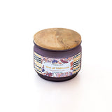  4 Dia x 3.25H Inch / Violet / Jar Candle We're All Wildflowers Soy Wax Jar Candle - We're All Wildflowers Soy Wax Jar Candle 340 Grm - The Wishing Chair 