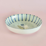 Tulip Garden Salad Bowl with Dip  Bowl Gift Box