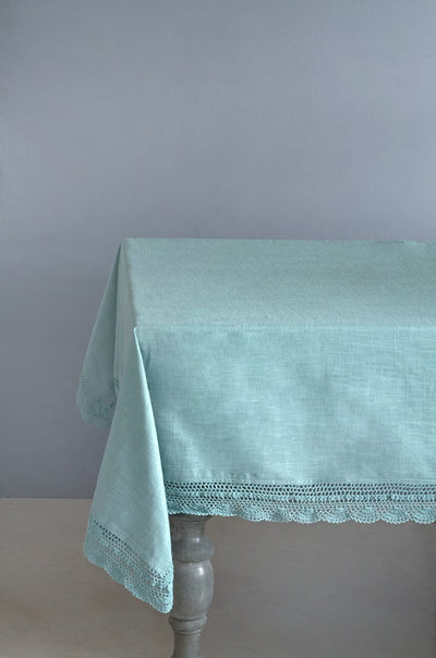 8 SEATER Rosemary Hand Crochet Table Cloth