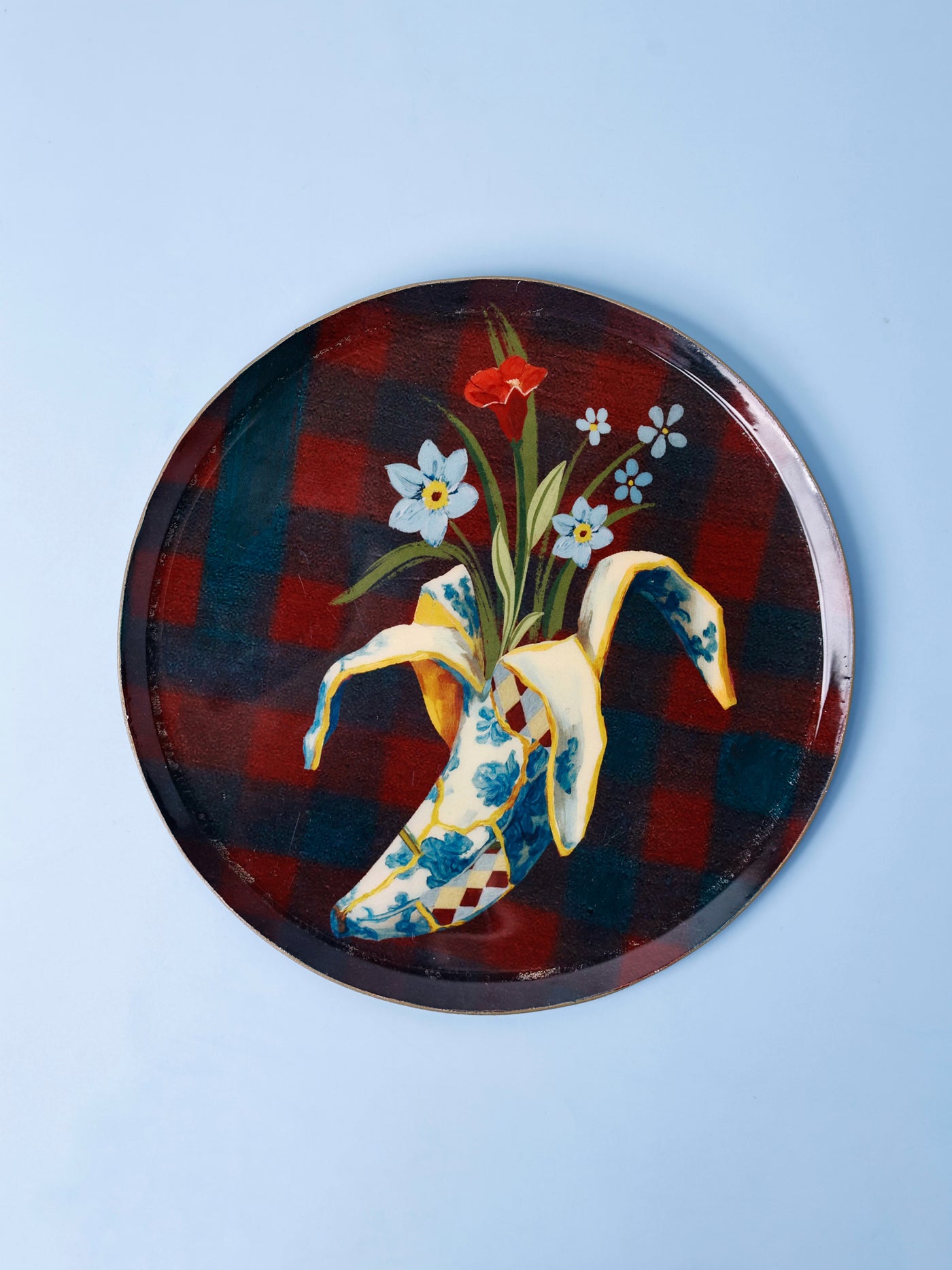 The Odd Trio Metal Wall Plates - Set of 3